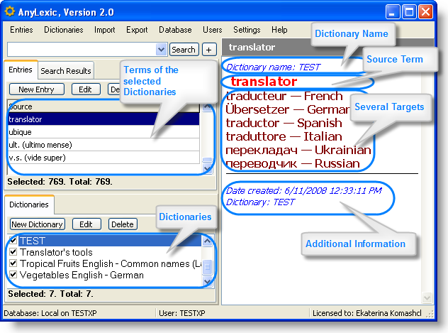AnyLexic – Terminology Management Software